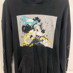 Matt Gondek Mickey Mouse Growing Pains Disney Hoodie Black Small